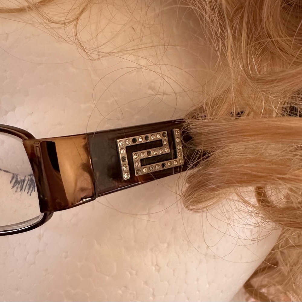 Versace Vintage Tortoiseshell Eyeglass Frame, Genuine, for Restoration - Picture 4 of 10